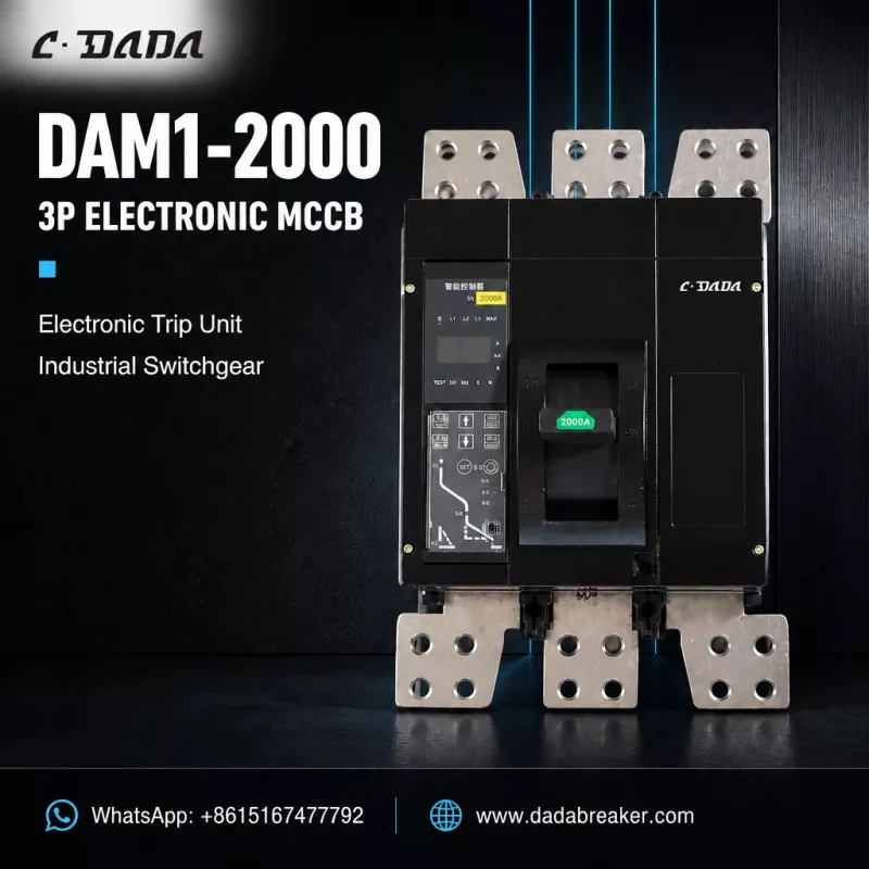 DAM1-2000 3P elektronički MCCB za industrijske rasklopne uređaje | C·DADA Electric